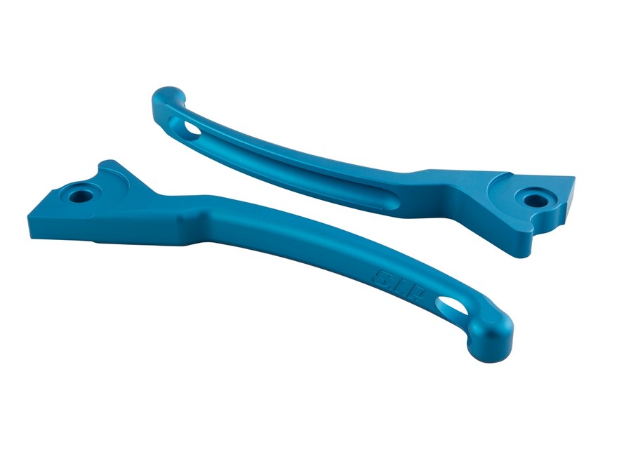 Set de levier de frein sport pour Vespa, droite et gauche, bleu mat