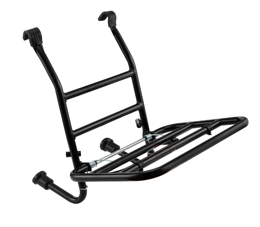 Porte-bagages avant pour Vespa PX 80-200ccm, pliable, noir
