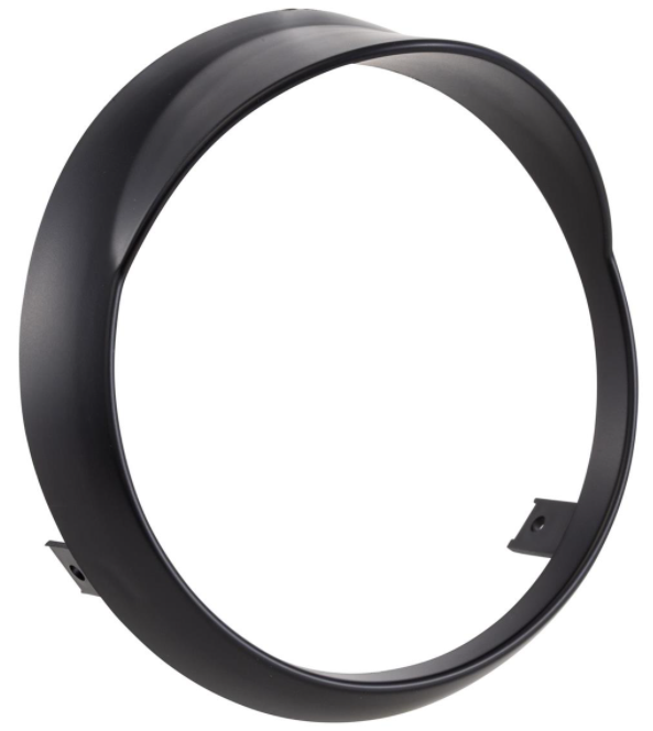 Anneau de lampe pour Vespa Primavera 50-150ccm 2T/4T, noir mat