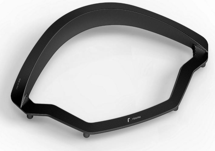 Anneau décoratif RIZOMA tachymètre pour Vespa GTS/GTS Super 125-300ccm (`23-), noir