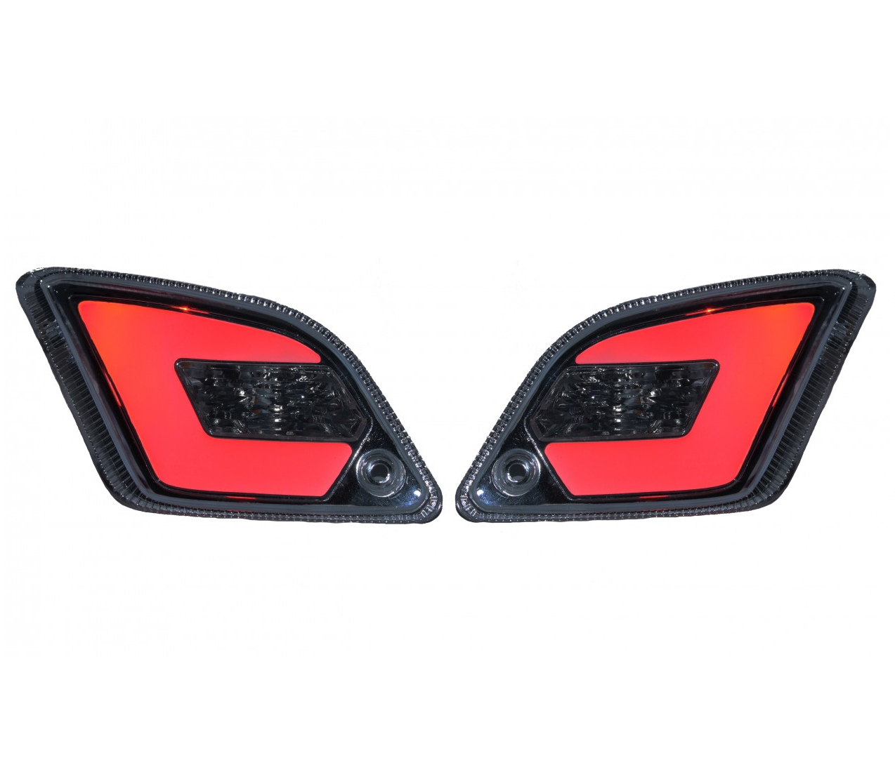Jeu de clignotants arrière LED, teinté pour Vespa GT, GTL, GTV, GTS 125-300 (2014-2018)