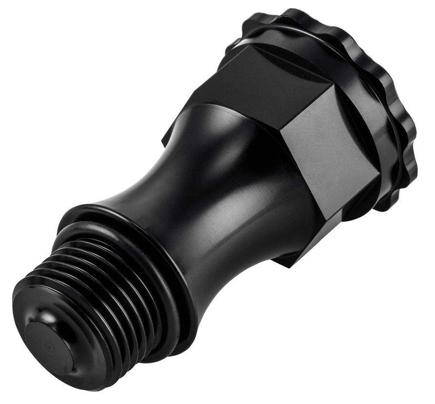 Bouchon de remplissage d'huile pour Vespa GTS/GTS Super/GTV 300ccm HPE, noir brillant