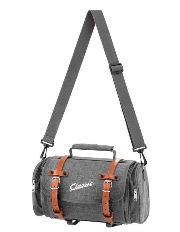 Sac "Classic" petit pour Vespa, nylon, gris