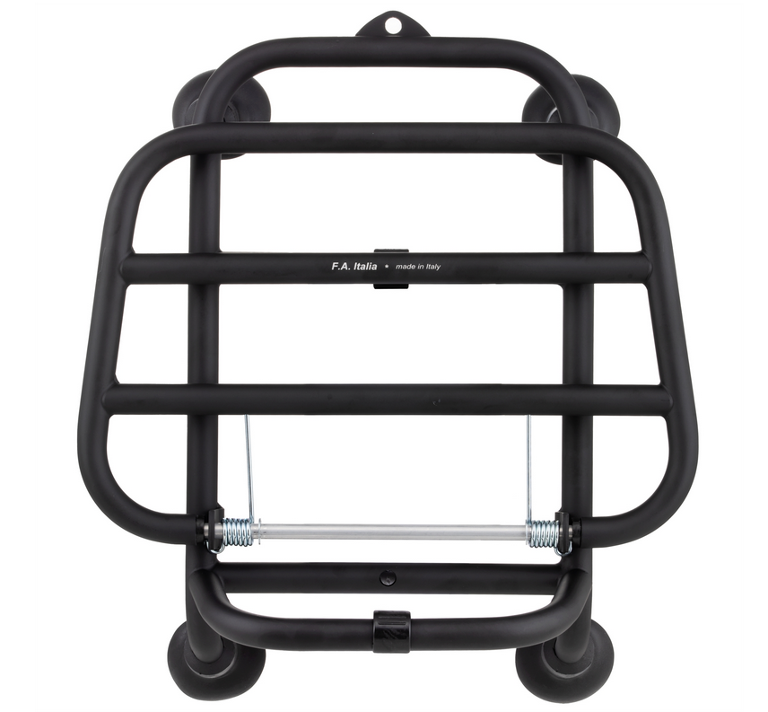 Porte-bagages avant pour Vespa GTS /GTS Super HPE /GTV 125/300 ('19-), pliable, noir mat