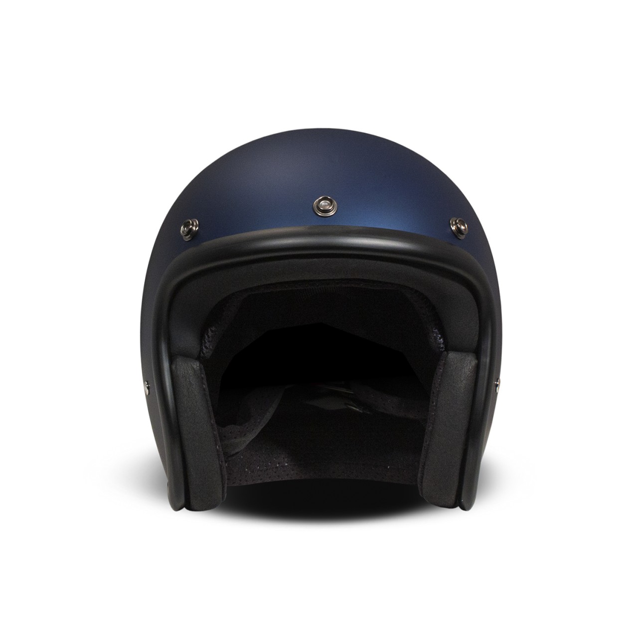 Casque intégral DMD Retro, bleu mat, Matt Deep Blue, fibre de verre, ECE 22.06