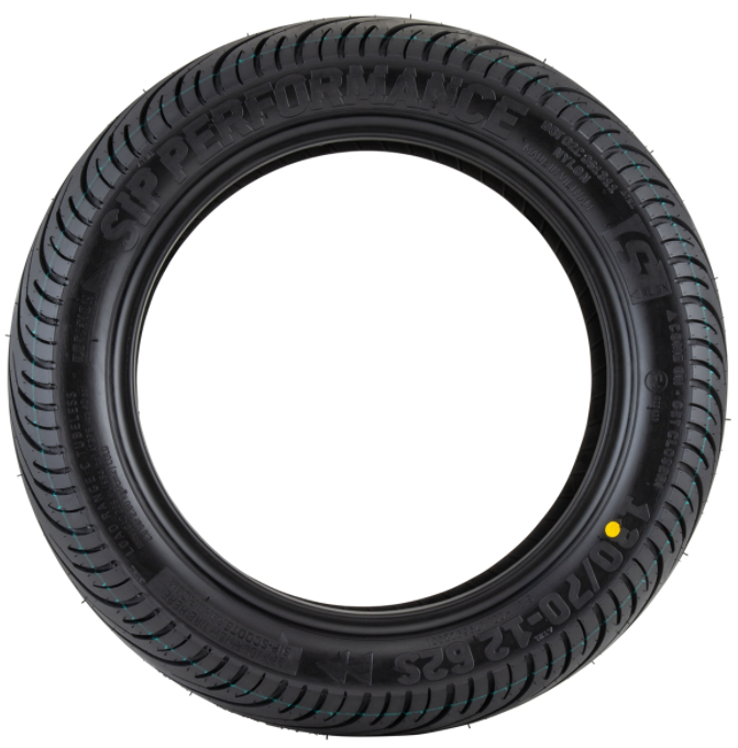 Pneus avant & arrière 120/70-12 + 130/70-12 TL