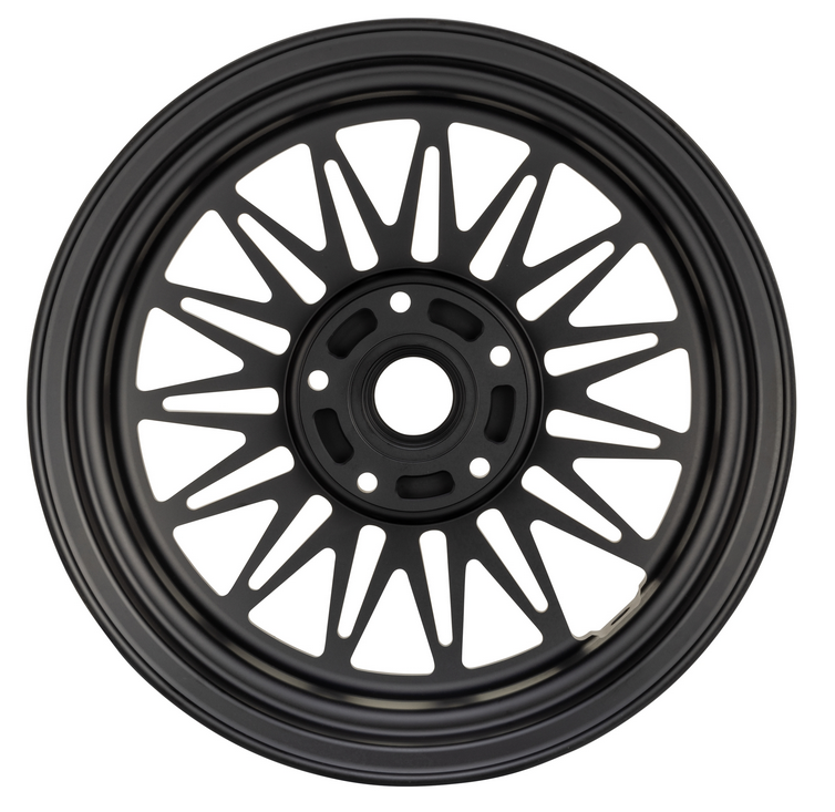 Jante Comb 3 avant/arrière 12" pour Vespa GTS/GTS Super/GTV/GT/946 125-300cc, noire