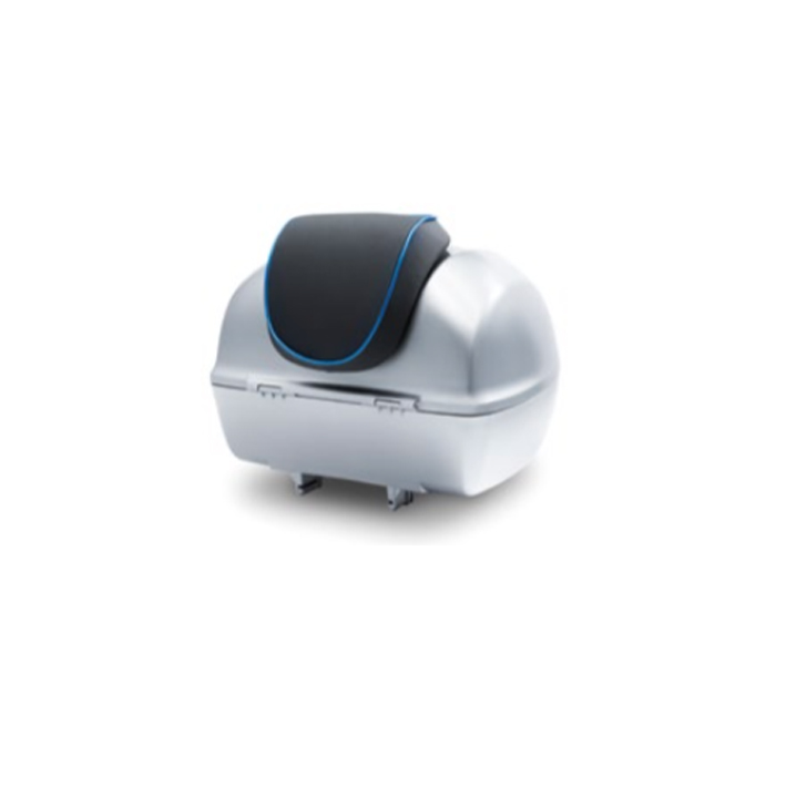 Dossier d'origine pour top case Vespa Elettrica bleu/bleu