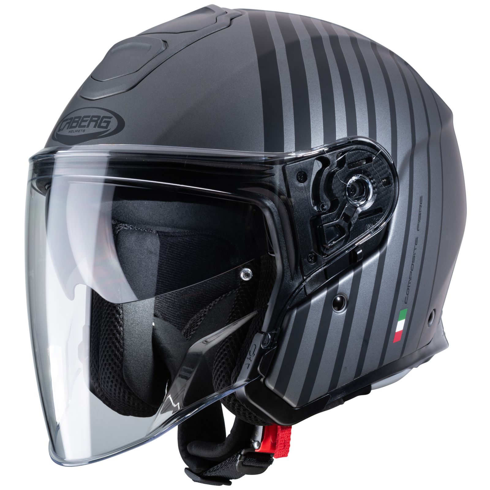 Caberg casque Flyon Bakari, matt-gun/noir