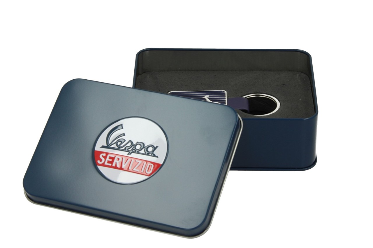 Pack de produits dérivés Vespa « Servizio » bleu
