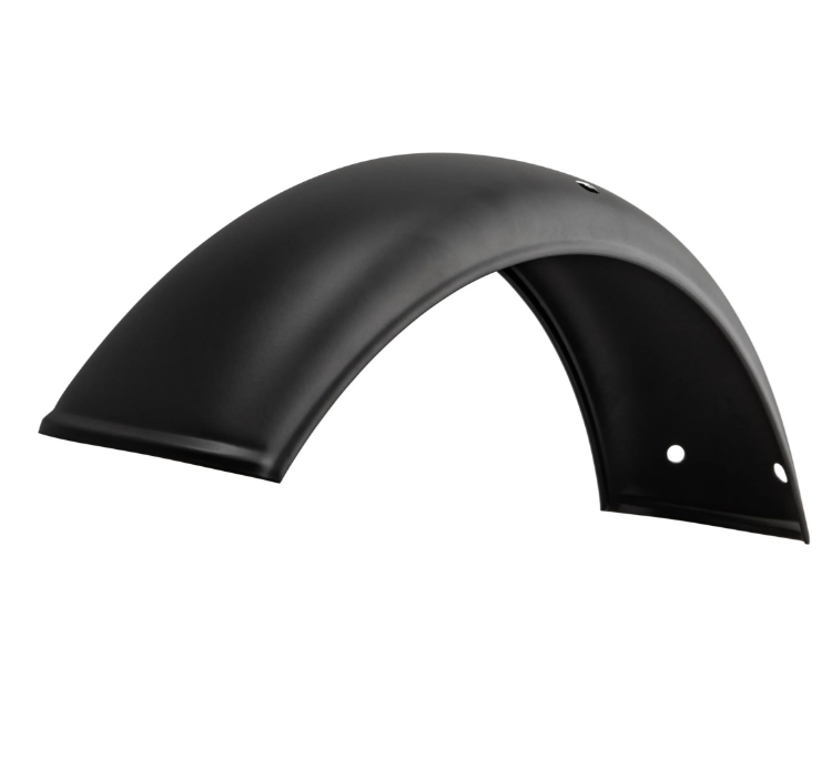 Aile 2.0 Garelli sans support pour Vespa PX 80-200ccm, métal noir mat