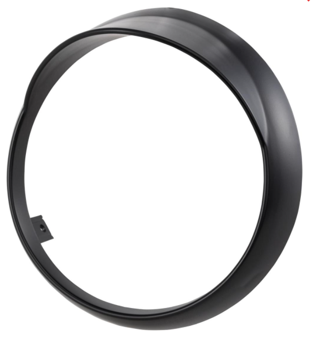 Anneau de lampe pour Vespa Primavera 50-150ccm 2T/4T, noir mat