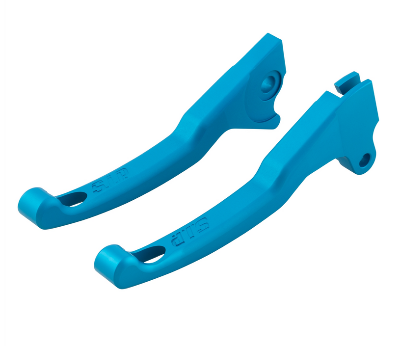 Kit levier de frein sport Shorty pour Vespa LX /LXV /S /Primavera /Sprint 50-150ccm, bleu mat