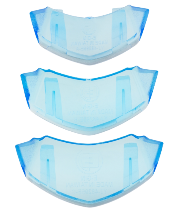 Insert en cascade bleu transparent pour Vespa Primavera/Sprint 50-150ccm ('18-)