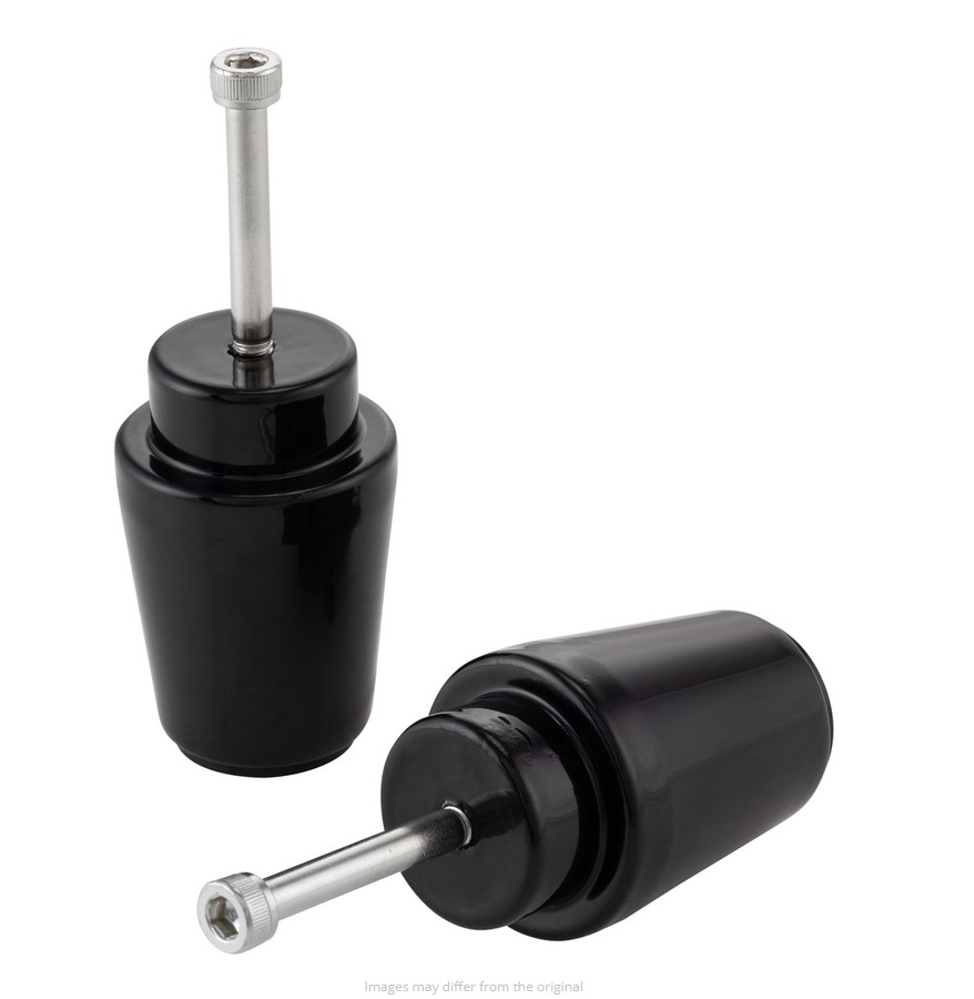 Poids de guidon ZELIONI pour Vespa, la paire, noir brillant