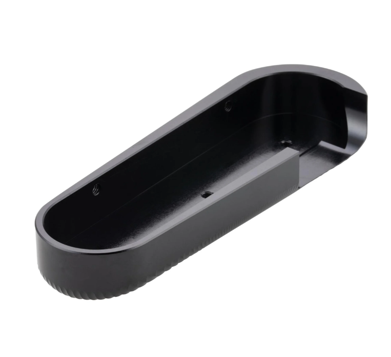 Couvre-bras ZELIONI 3D pour Vespa, noir anodisé