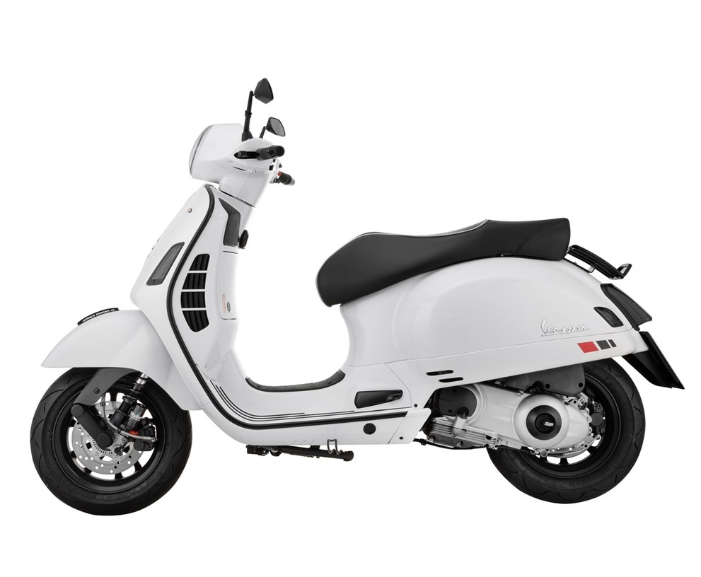 Mamelon d'aile pour Vespa GTS/GTS Super/GT/GT L 125-300ccm, noir mat