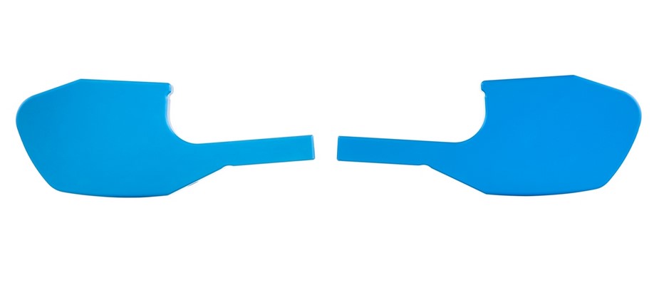 Adaptateur de repose-pieds passager pour Vespa GTS/GTS Super/GTV/GT 60/GT/GT L 125-300ccm, bleu mat