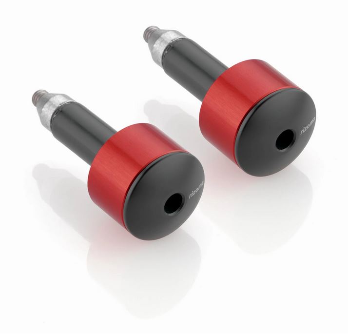 Poids de guidon RIZOMA gauche & droite pour Vespa, anodisé rouge