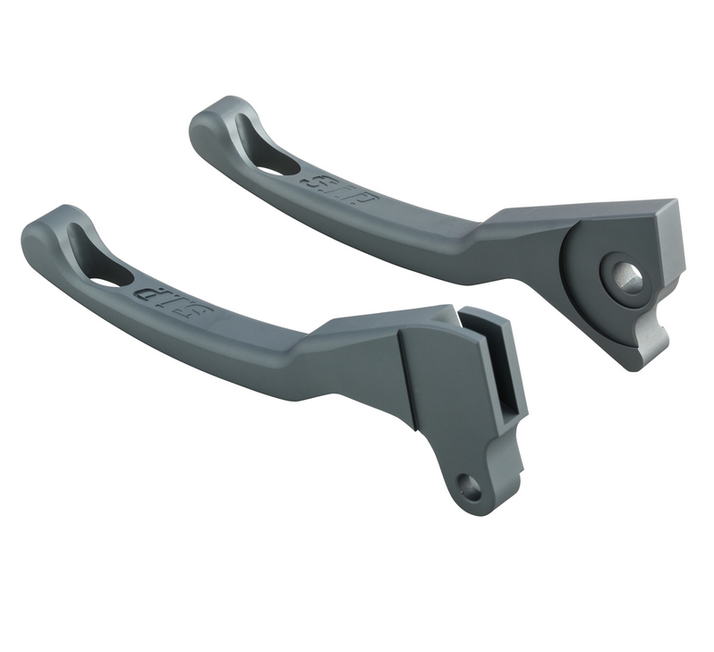 Kit levier de frein sport Shorty pour Vespa LX /LXV /S /Primavera /Sprint 50-150ccm, gris mat
