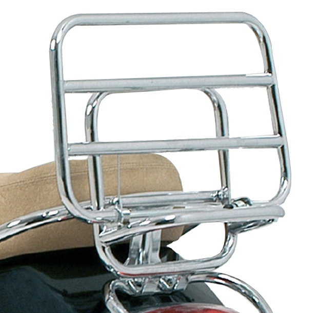 Porte-bagages arrière pliable d'origine Vespa chromé Vespa LX / S