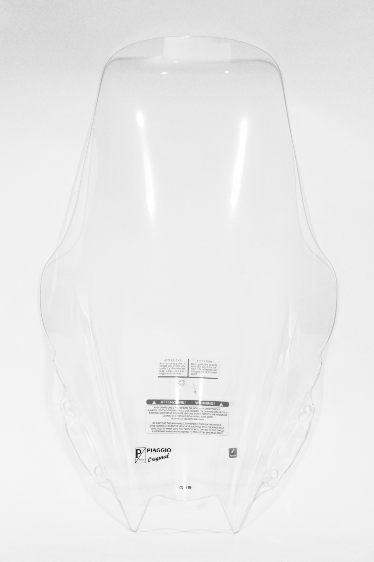 Pare-brise incolore pour Piaggio MP3 300 / Sport HPE 2019-