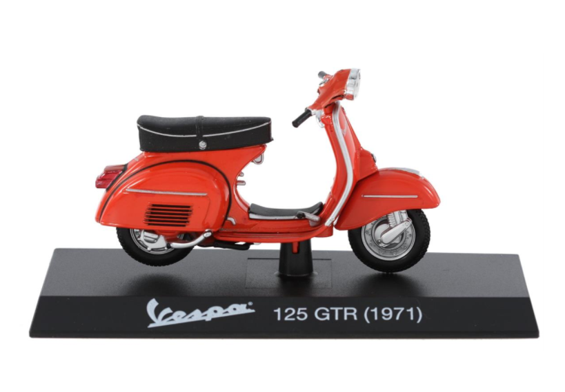 Modèle Vespa 125 GTR (1968), rouge
