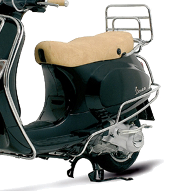 Barres de protection latérales d'origine chromées Vespa LX / LXV