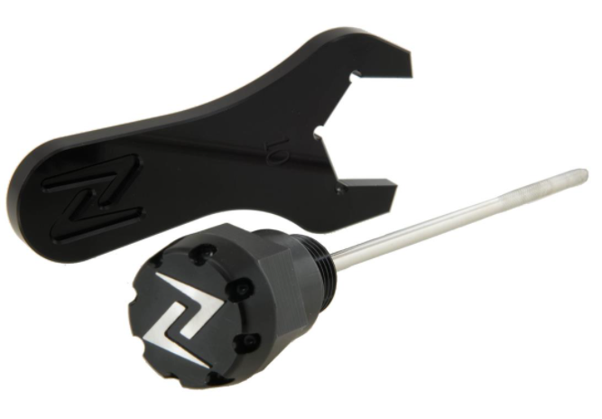 Vis de remplissage d'huile moteur pour Vespa Primavera/​Sprint 125-150ccm c.-à-d. 3V 4T AC, noir