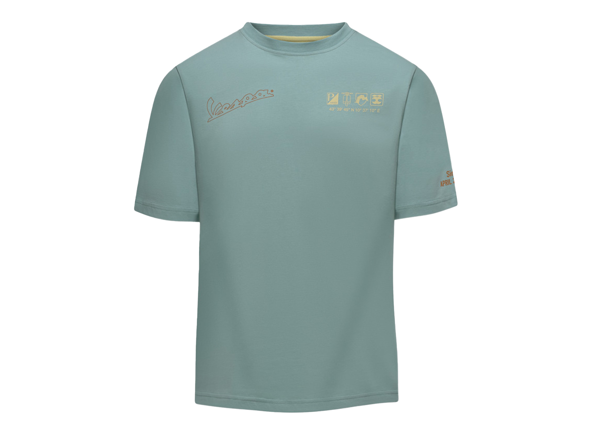 T-shirt Vespa Origin vert collection DEC