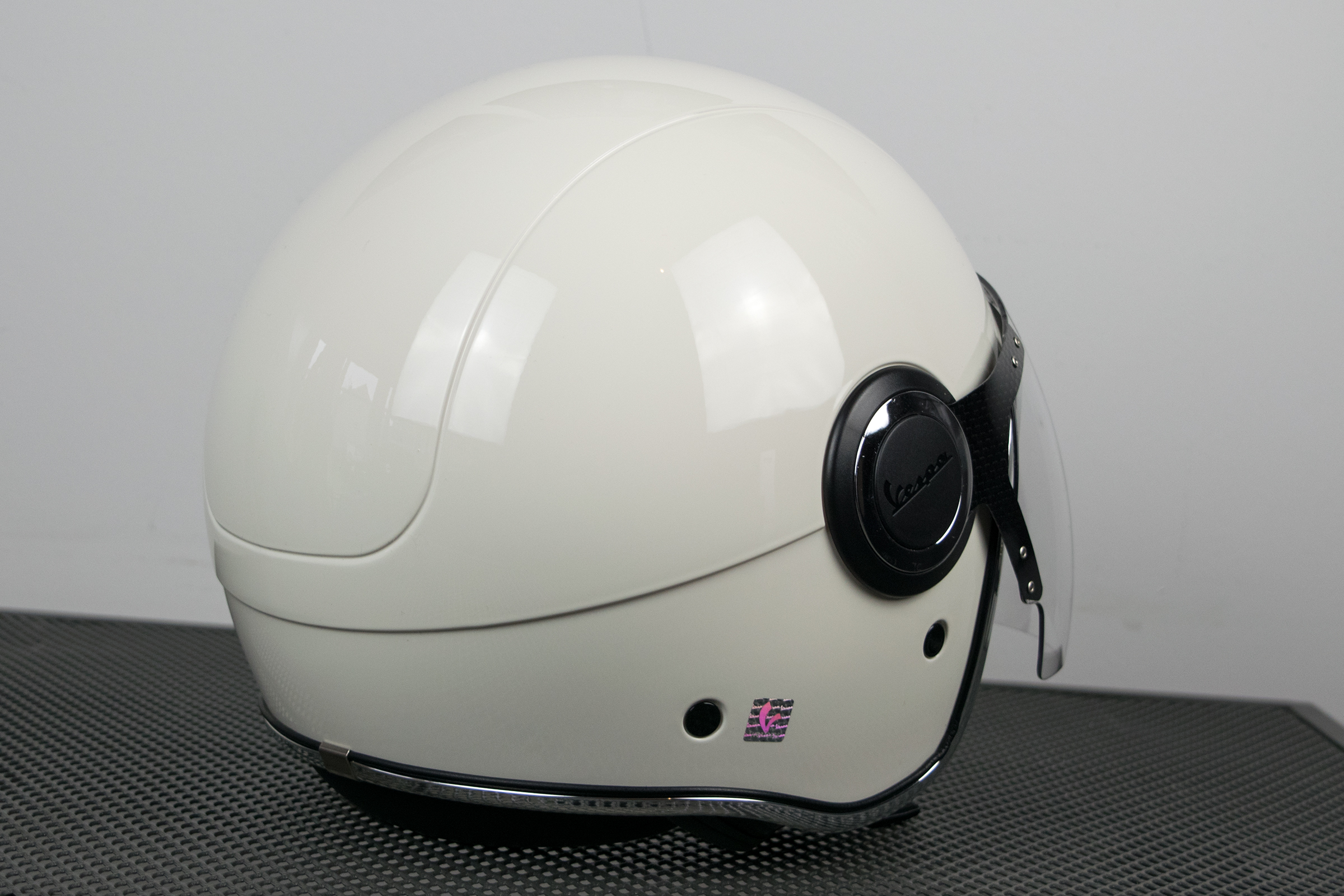 Casque jet Vespa VJ blanc