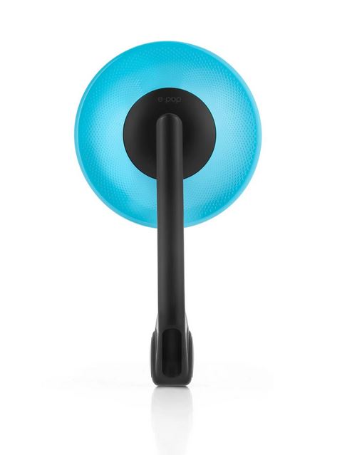 Rétroviseur d'extrémité de guidon RIZOMA E-POP pour Vespa gauche ou droite, noir/bleu