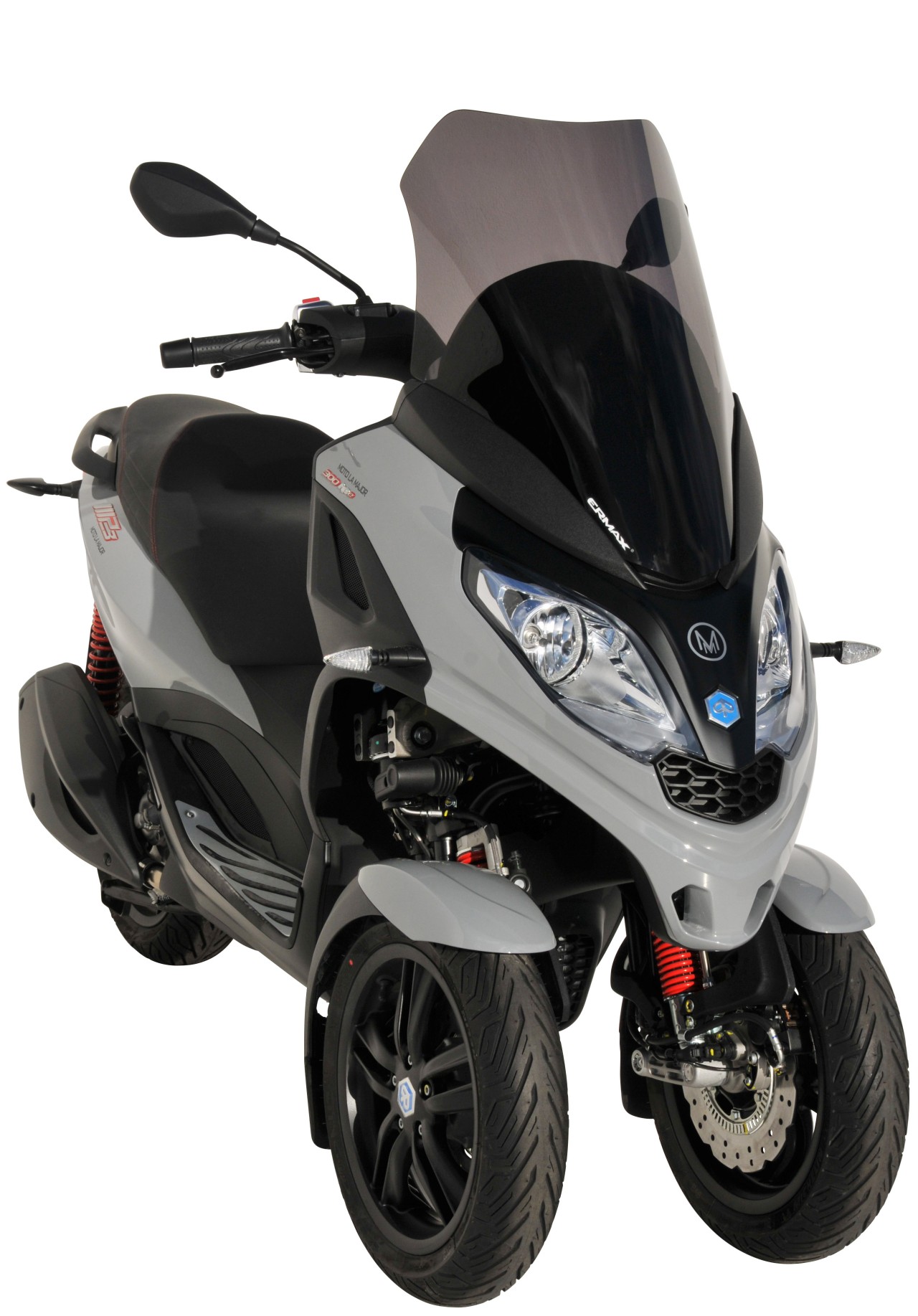 Pare-brise ERMAX Sport Touring pour Piaggio MP3 300 / SPORT HPE (19-), teinté/light black