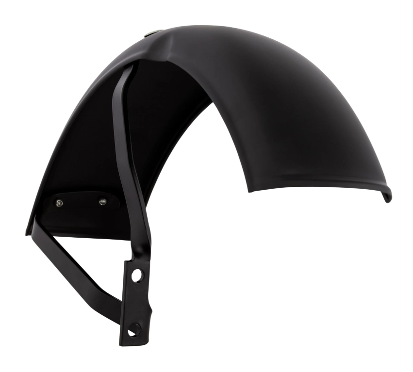 Aile Garelli pour Vespa PX 80-200ccm, métal, noir mat