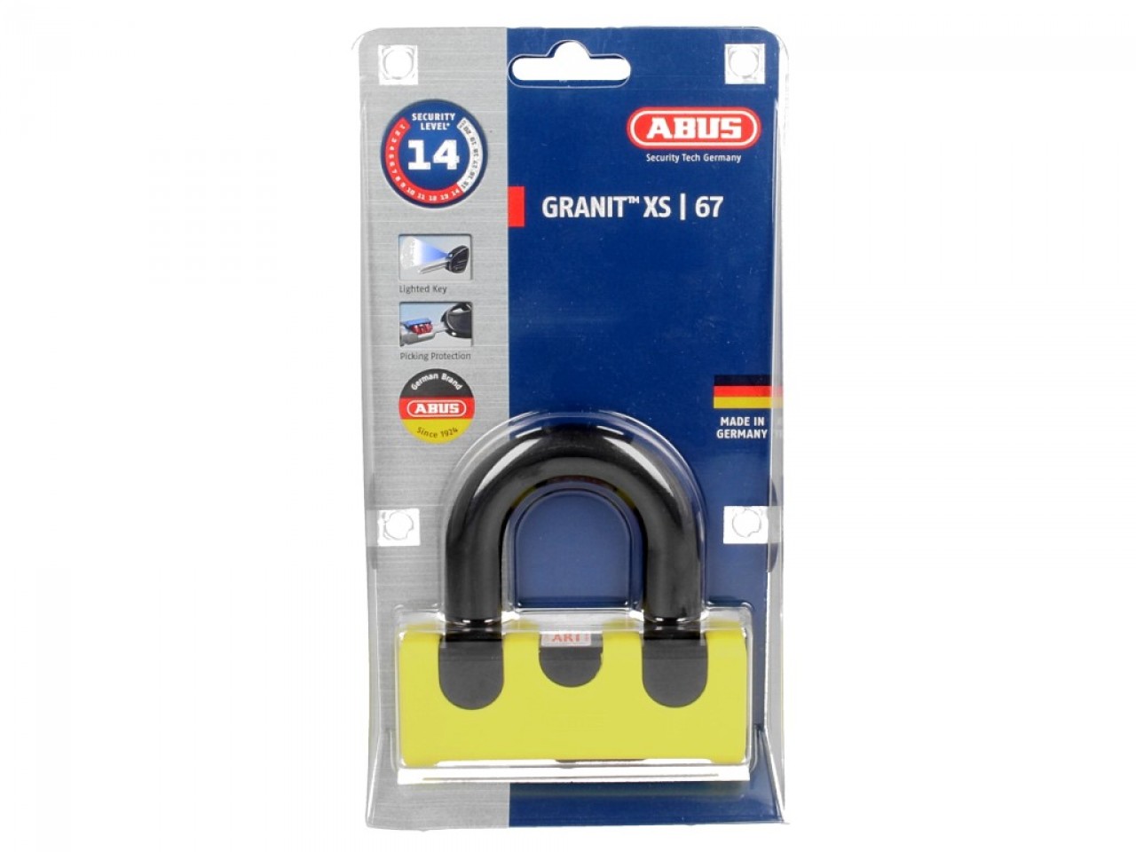 Antivol à arceau ABUS Granit Power XS 67 pour moto, scooter & Vespa