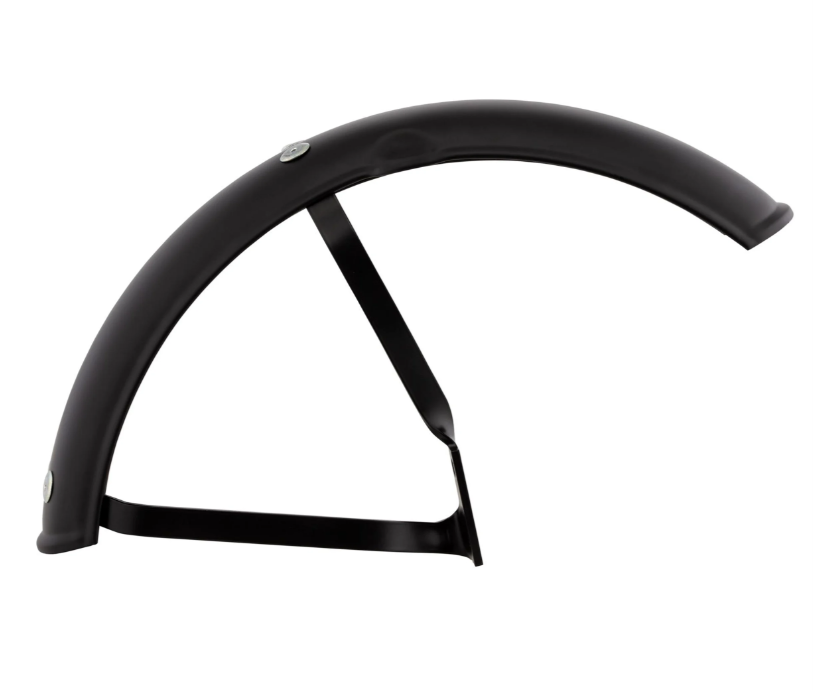 Aile Garelli pour Vespa PX 80-200ccm, métal, noir mat