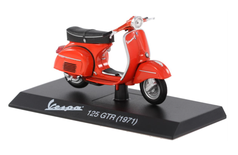 Modèle Vespa 125 GTR (1968), rouge