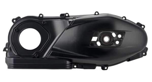 Couvercle de vario pour Vespa GTS/GTS Super 125/150ccm 4T LC iGet (Euro4), noir mat