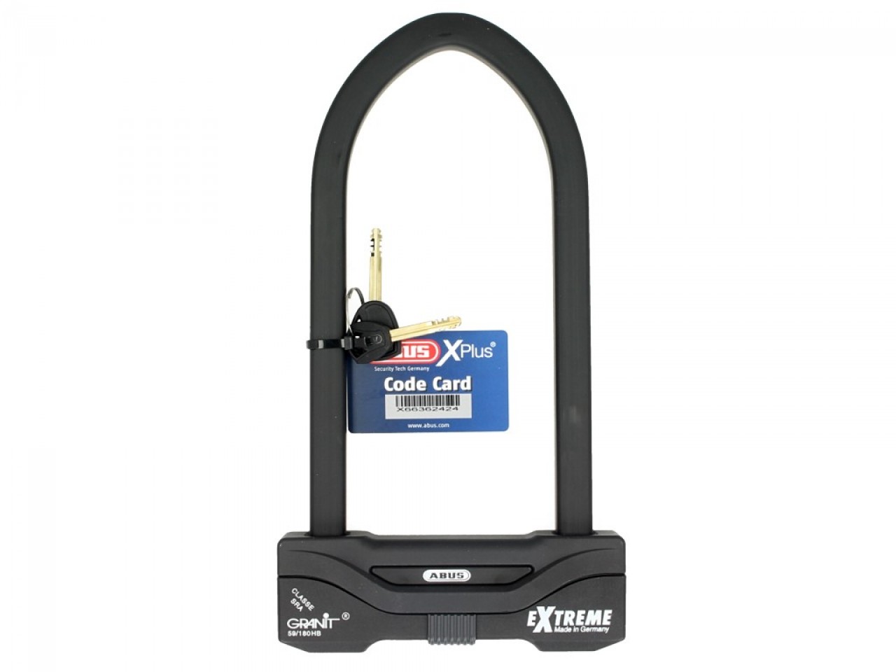 Antivol à arceau ABUS 260x111 Granit Extreme Plus 59 pour moto, scooter & Vespa