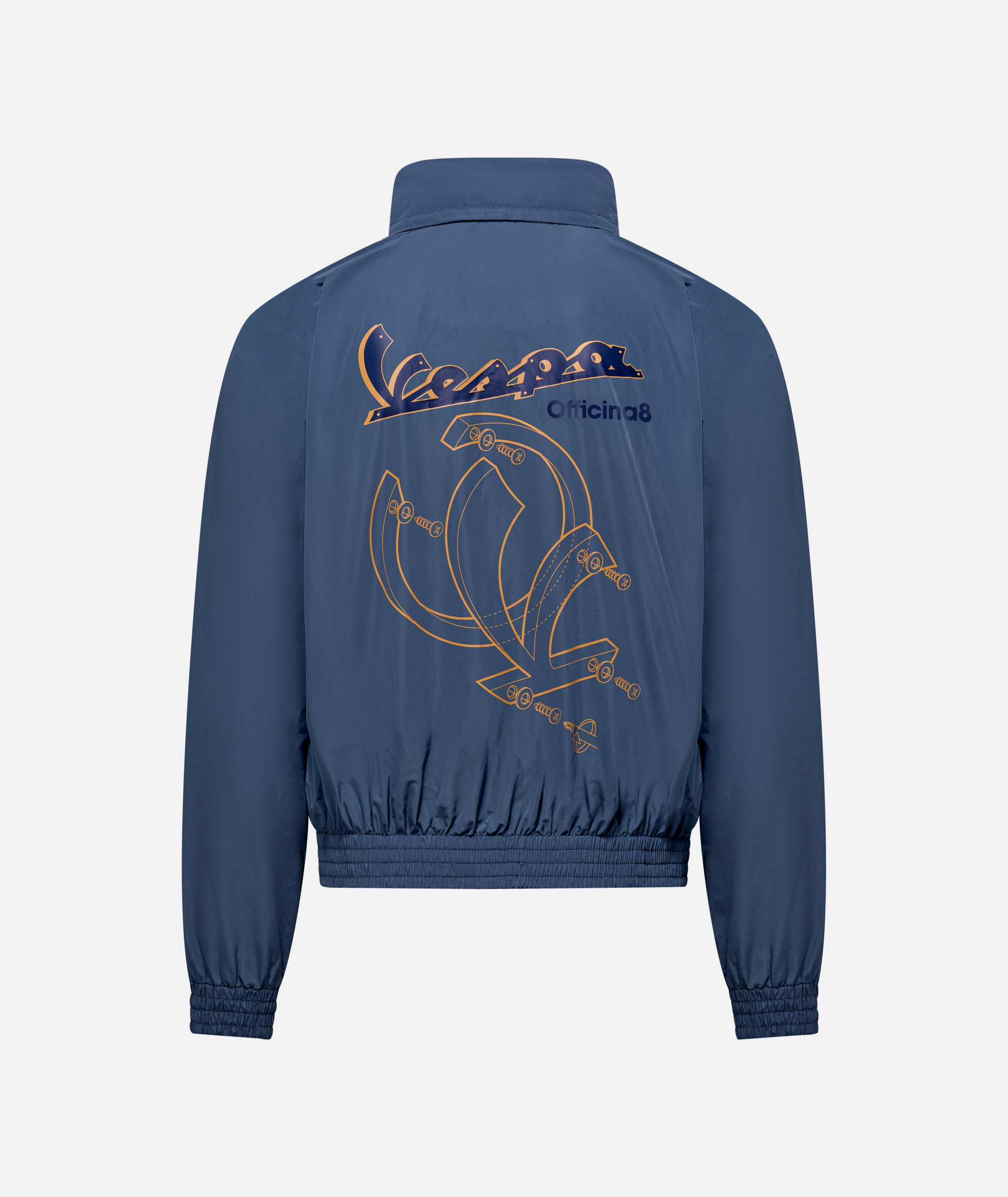 Veste coupe-vent Vespa Officina 8 bleu