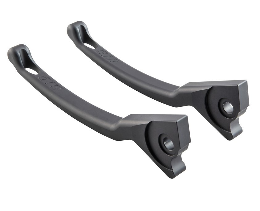 Set de levier de frein sport pour Vespa, droite et gauche, gris mat