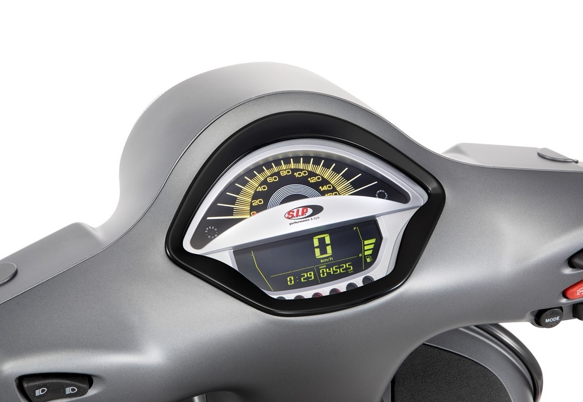 Compte-tours/tachymètre pour Vespa GTS/GTS Super 300ccm FL ('14-), argenté