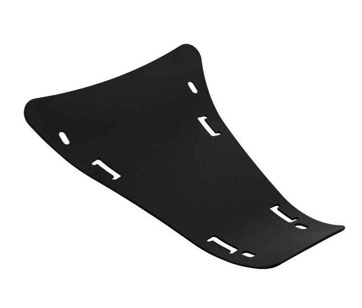 Porte-bagages traversant Footplate 2.0 pour Vespa GTS/GTS Super/GTV/GT, noir mat