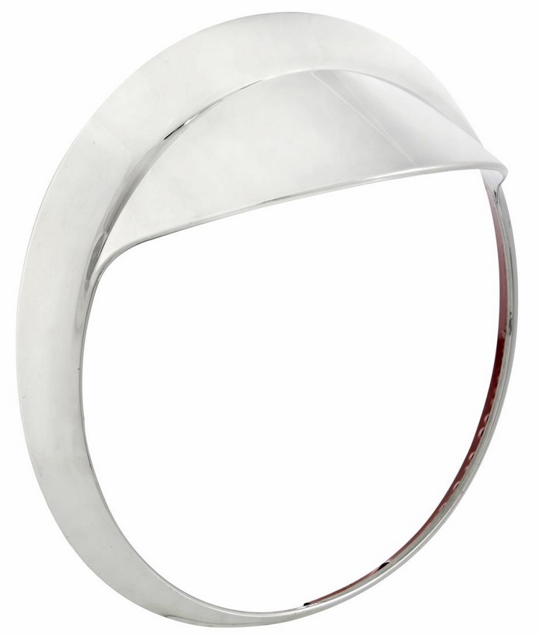 Anneau de lampe pour Vespa GTS/GTS Super/GT/GT L 125-300ccm, chrome