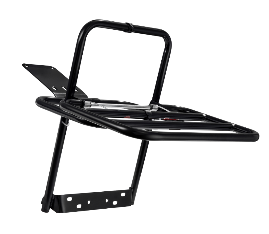 Porte-bagages arrière pour Vespa PX 80-200ccm, pliable, noir