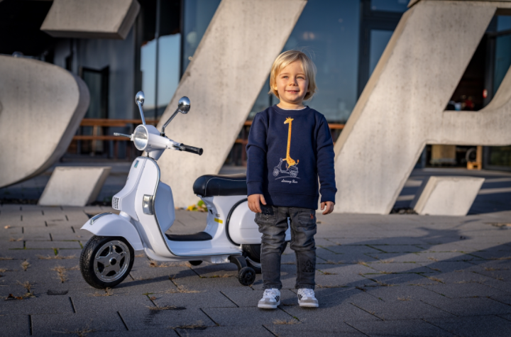 Sweatshirt pour enfants "Looong Run", bleu