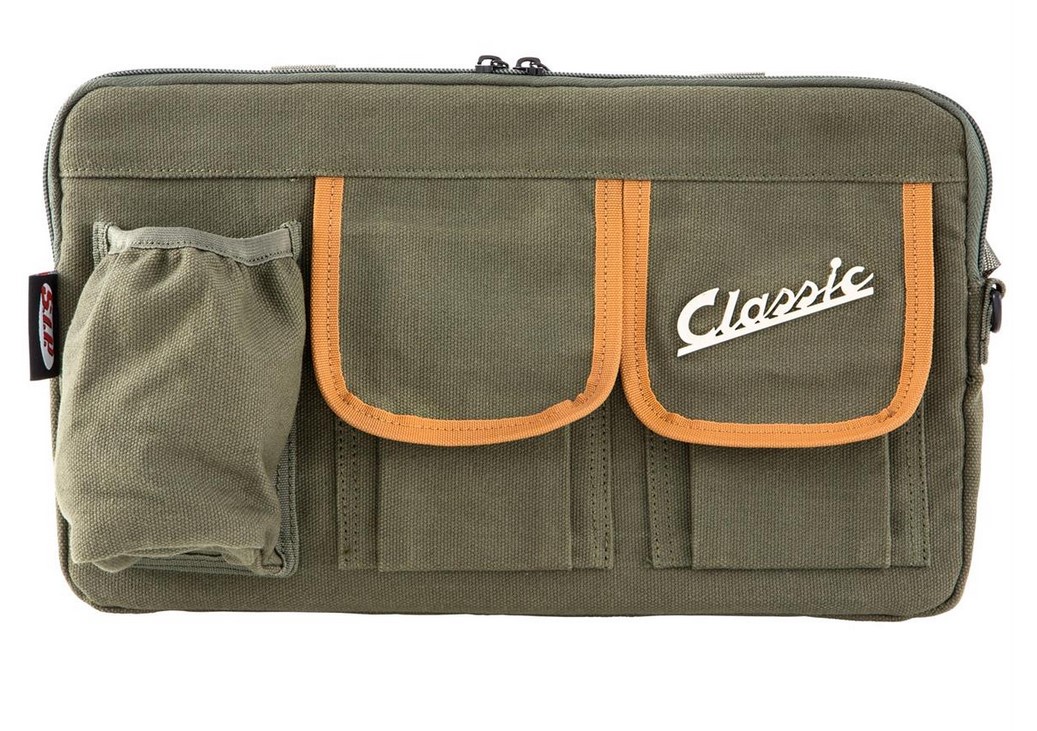 Sac "Classic" pour compartiment à bagages/boîte à gants Vespa - olive, Canvas