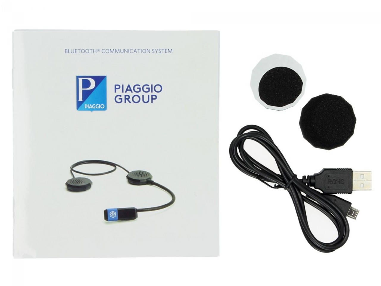 Casque jet Vespa visière 3.0 Bluetooth noir