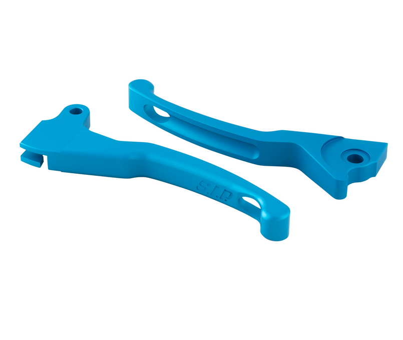 Kit levier de frein sport Shorty pour Vespa LX /LXV /S /Primavera /Sprint 50-150ccm, bleu mat