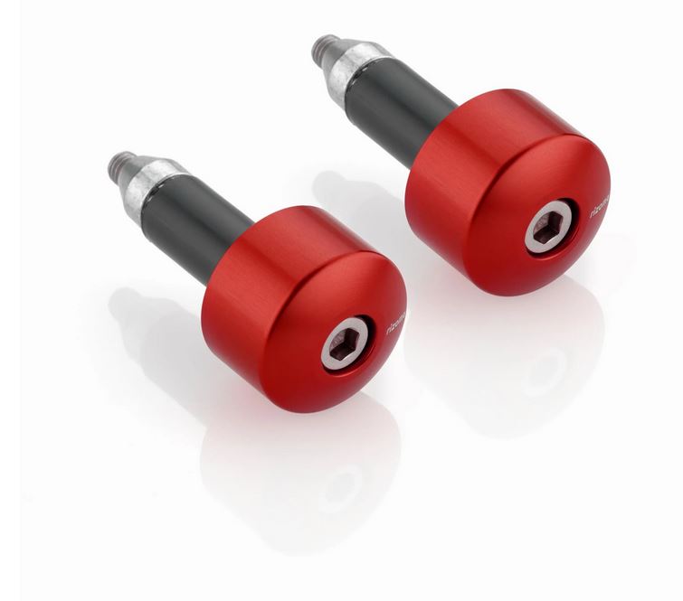 Poids de guidon RIZOMA gauche & droite pour Vespa, anodisé rouge